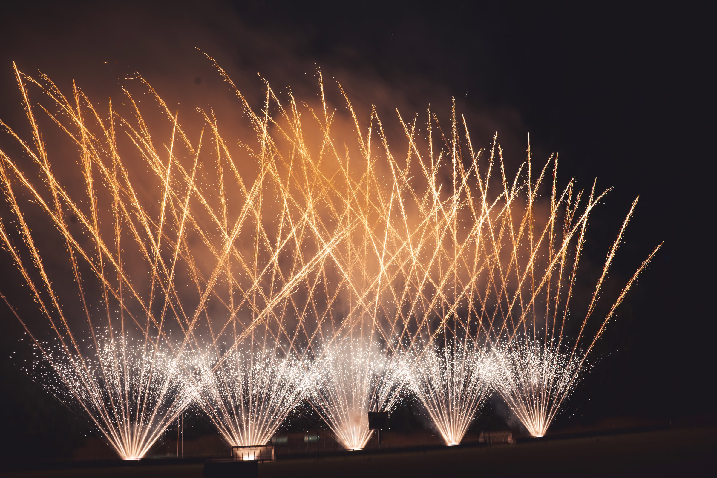 Feuerwerk bei einer Veranstaltung in Osterholz